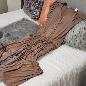 VENUS taupe jumpsuit